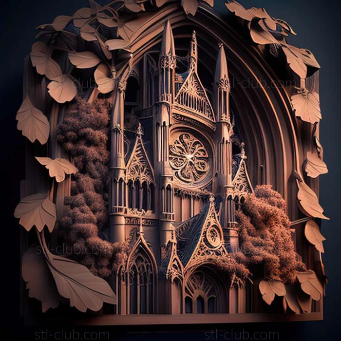 3D model notre dame (STL)